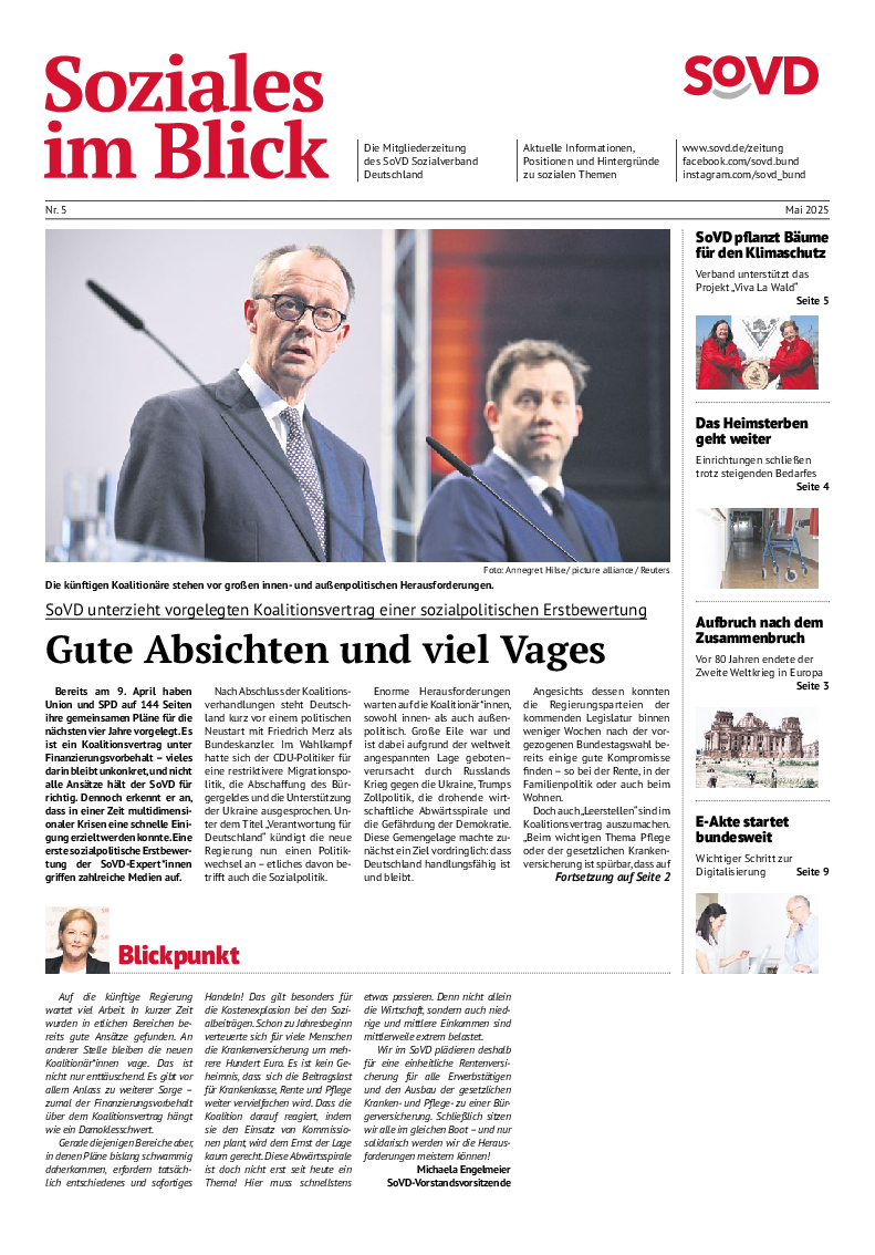 SoVD-Zeitung 05/2025 (Bremen, Hamburg)