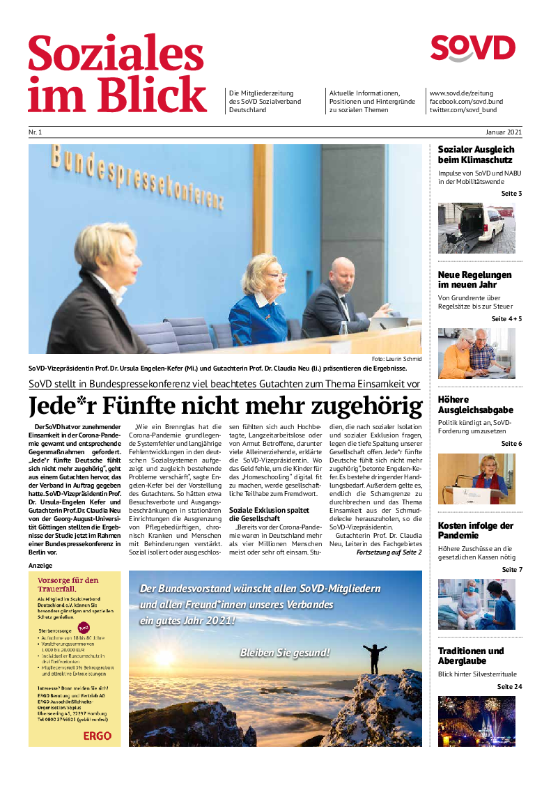 SoVD-Zeitung 01/2021 (Bremen)