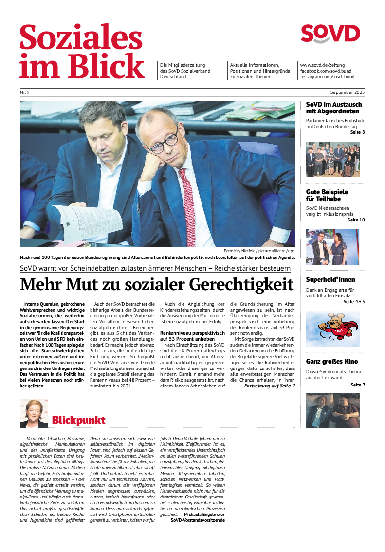 SoVD-Zeitung 09/2025 (Bremen, Hamburg)