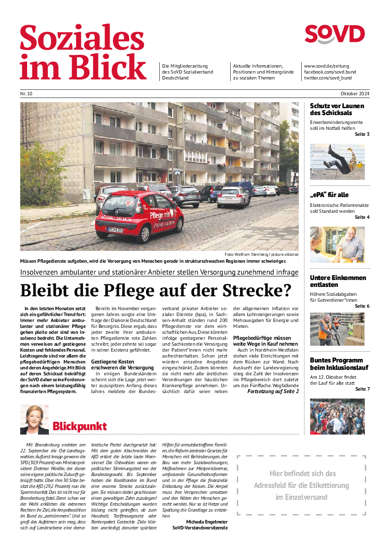 SoVD-Zeitung 10/2024 (Bremen, Hamburg)