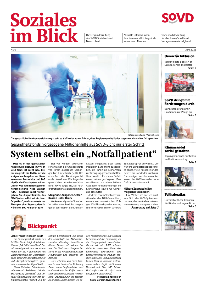 SoVD-Zeitung 06/2025 (Bremen, Hamburg)
