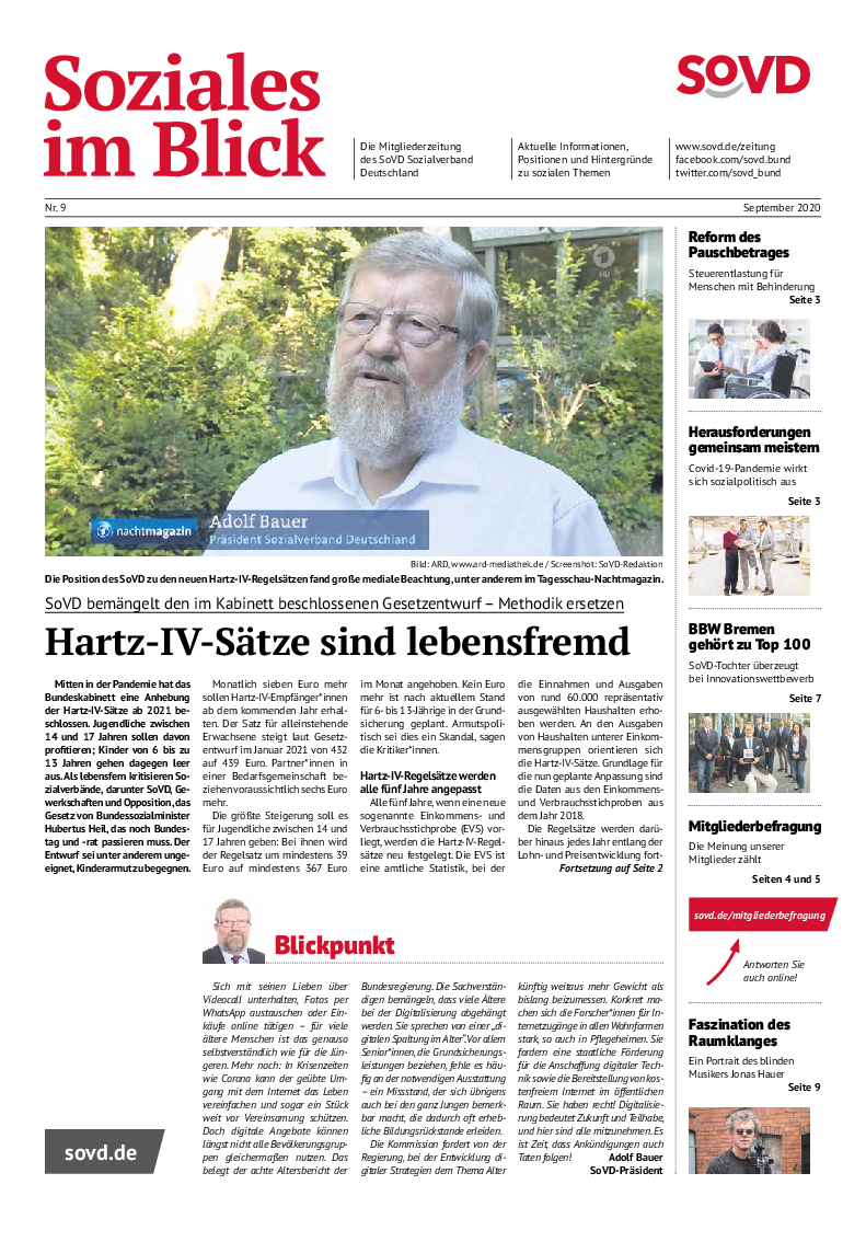 SoVD-Zeitung 09/2020 (Bremen)