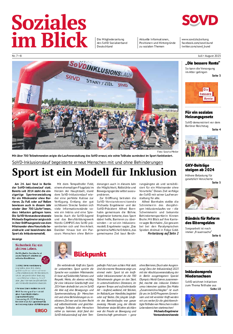 SoVD-Zeitung 07+08/2023 (Bremen/Hamburg)